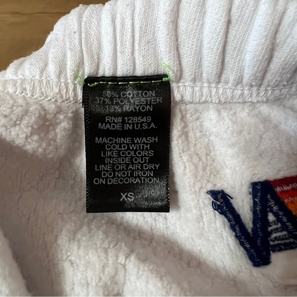 Aviator Nation | Bolt Gradient Sweatpants White Rainbow Jogger Pants Size XS - Picture 15 of 16